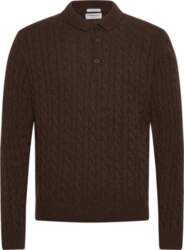 Lindbergh - Lambswool L/S Button Polo