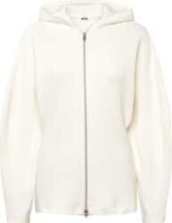 Monki - Long Knitted Zip Hoodie