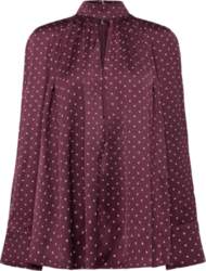 ROTATE - Dot Satin Bow Shirt
