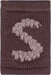 Smallstuff - Knitted Letter S, Nature