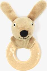 Smallstuff - Rattle Rubber Ring, Rabbit
