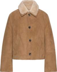 AMI - Shearling Buttonned Jacket -