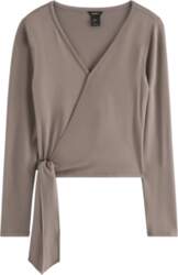 Lindex - Long-Sleeved Wrap Top -