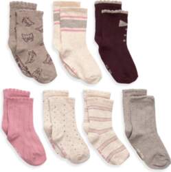 Minymo - Socks W.pattern (7-Pack