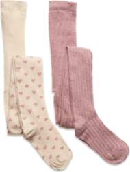 Minymo - Stockings W. Pattern (2-Pack)