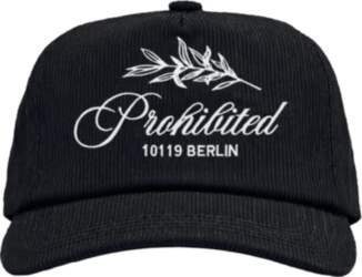 Prohibited - Leaf Corduroy Cap -