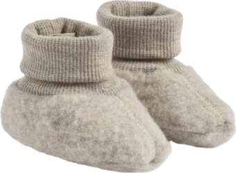 Wheat - Wool Fleece Booties Lei