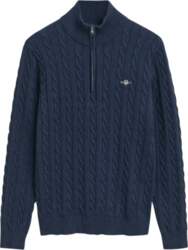 Gant - Cable Knit Half-Zip Sweater