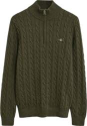 Gant - Cable Knit Half-Zip Sweater