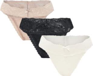 Hunkemöller - Madison 3-Pack - Stringi