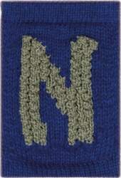 Smallstuff - Knitted Letter N, Blue