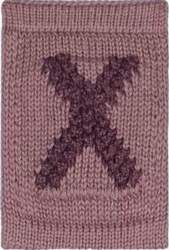Smallstuff - Knitted Letter X, Rose