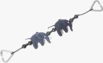 Smallstuff - Strollerchain, Knitted, Elephant, Blue/Dark
