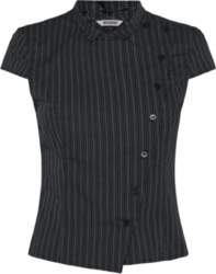 Weekday - Asymmetric Buttoned Top -