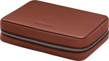 Woolnut Leather Tech Organizer - Cognac