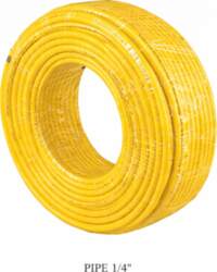 Caurule 1/4`` Yellow 100m roll