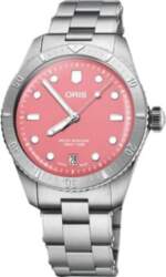 Oris Divers Sixty‑Five Cotton Candy Pink