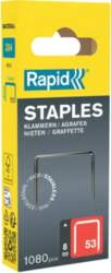 Nerūsējošā tērauda skavas "Rapid" 53/8