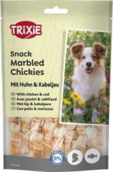 Trixie Marbled Chickies with chicken &