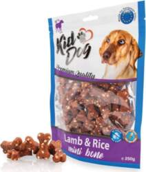 KIDDOG  Lamb&Rice Mini Bones 250g -