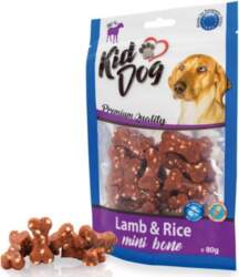 KIDDOG  Lamb&Rice Mini Bones 80g -