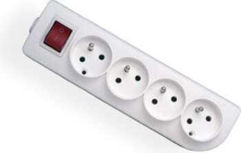 ELGOTECH Socket 4s/with grounding + switch