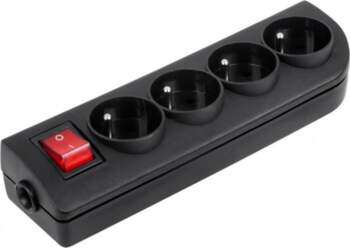 ELGOTECH Socket 4s/with grounding + switch