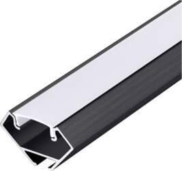 KOBI LIGHT Angular profile N01 black