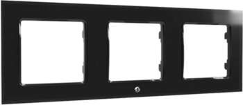 Shelly Shellly Switch Frame Triple (Black)