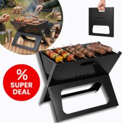 ADM Foldable Disposable BBQ Camping Grill