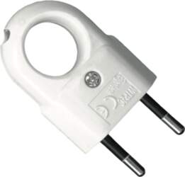 ELGOTECH Flat plug without grounding +
