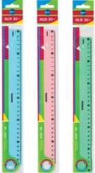 CENTRUM Lineāls 30cm caurspīdīgs assorti