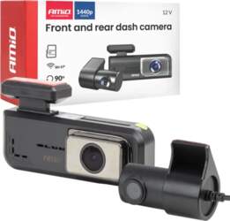 Front and rear dash camera 2K