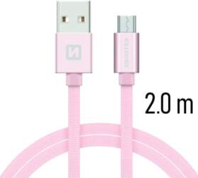 Swissten Textile Quick Charge Universāls Micro