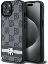 DKNY Leather Checkered Mono Pattern &