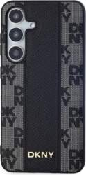 DKNY PU Leather Checkered Pattern MagSafe