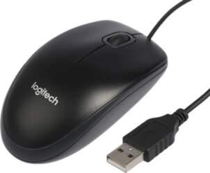 Mouse Logitech B100 wired USB BK
