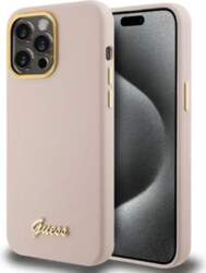 Guess Silicone Script Metal Logo &