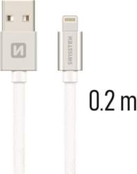 Swissten Textile Fast Charge 3A Lightning
