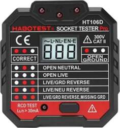 Socket tester with digital display Habotest