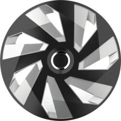 Versaco Hubcap Vector RC BLACK&SILVER 14"