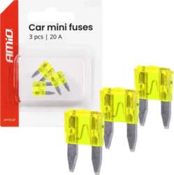 Car blade fuses MINI 3 pcs