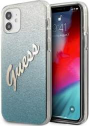 Guess GUHCP12SPCUGLSBL Glitter Gradient Script Aizsargapvalks
