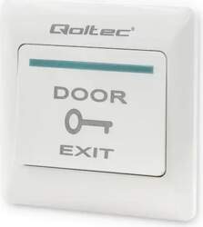 Qoltec Exit Button | white