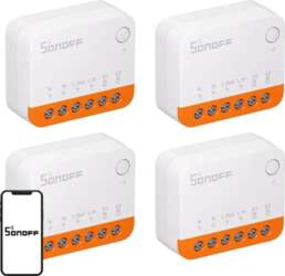 SONOFF MINIR4 (Extreme) Switch, 4-Pack