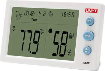 Uni-T Temperature-Humidity Meter with Clock