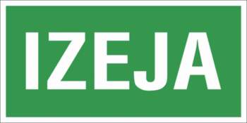 ABC Uzlīme Izeja, 75x150mm