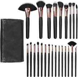 MIMO Black Makeup Brush Set 24