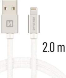 Swissten Textile Fast Charge 3A Lightning