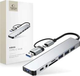 Tech-Protect HB06 HUB Adapter 8in1 TYPE-C